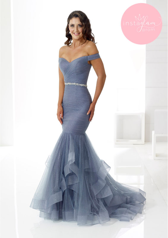 Red fishtail prom/ evening dress -style AF20468