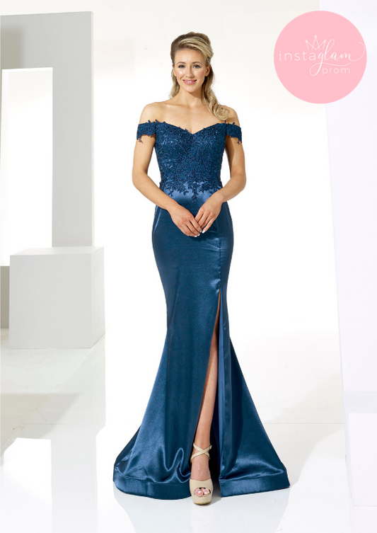 Fitted prom/ evening dress - style AF32204