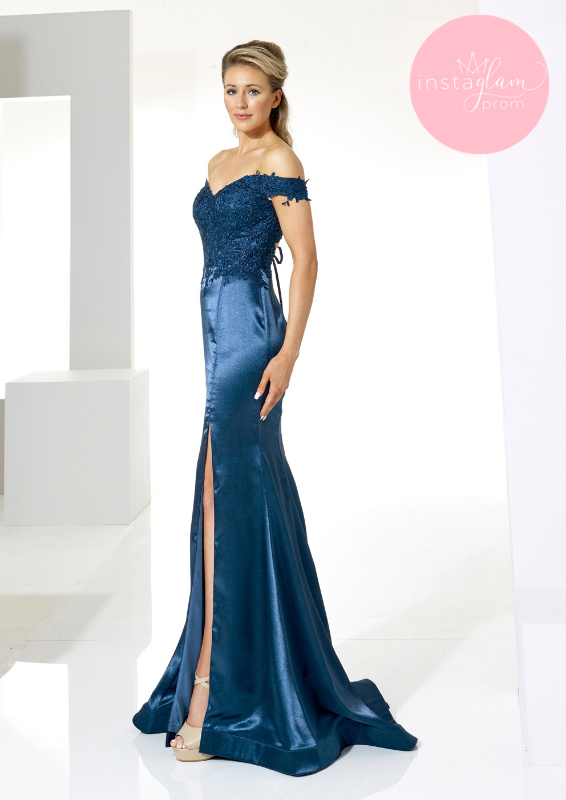 Fitted prom/ evening dress - style AF32204