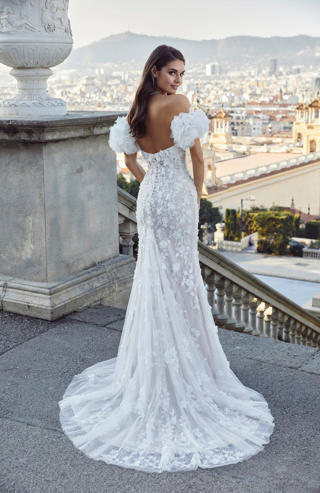 Ronald Joyce Sloane Style 69763 Fitted Wedding Dress with Detachable A-Line Overskirt Size 16&nbsp;&nbsp;(Ex Bridal Shop Sample)