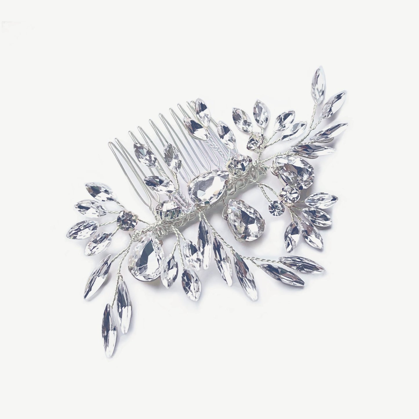 DIAMOND FROST CRYSTAL DAZZLING PROM COMB