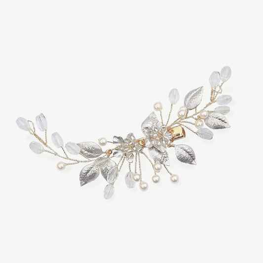 STARGLOW SILVER DAINTY CRESCENT PROM CLIP