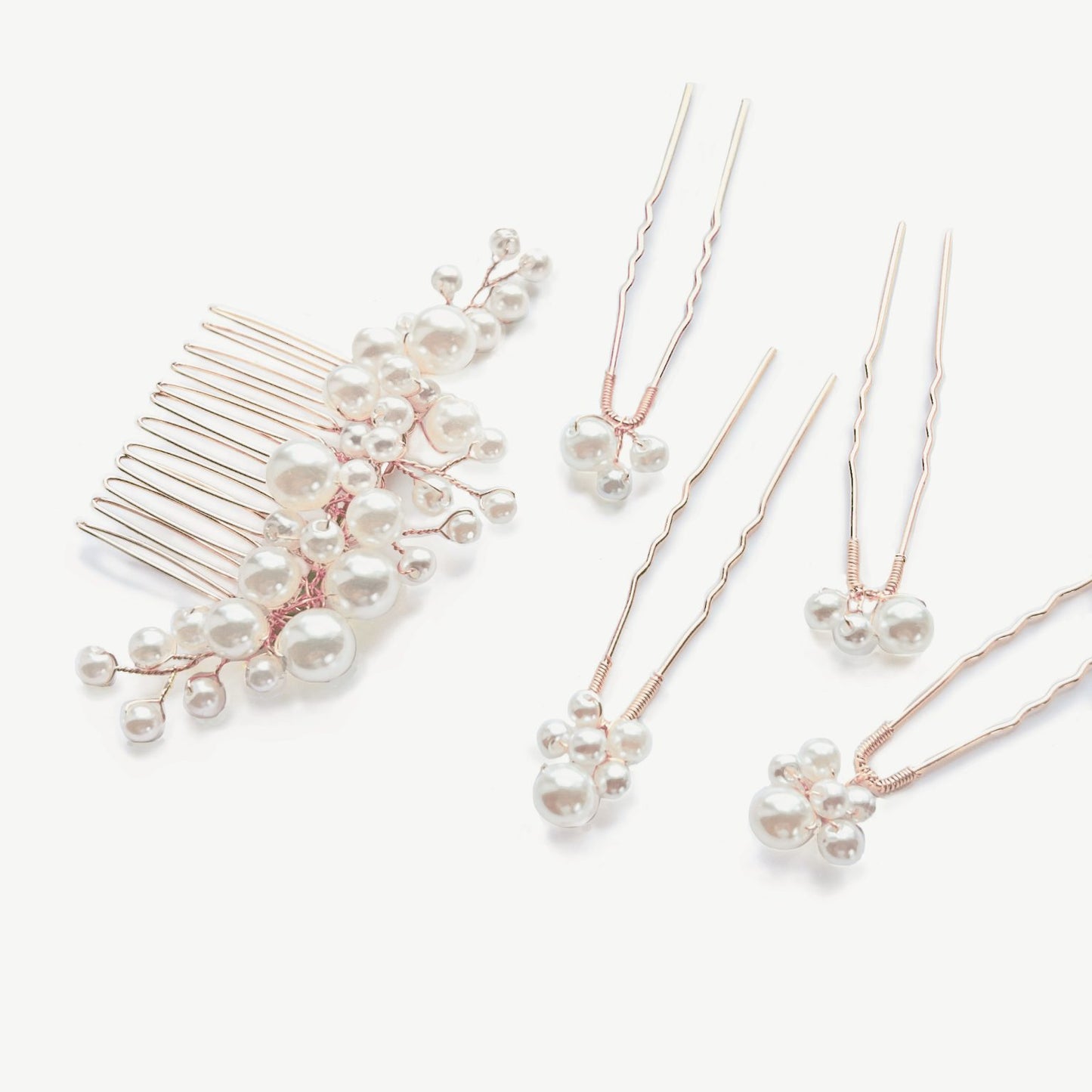 HARPER PEARL COMB & HAIRPIN PROM SET