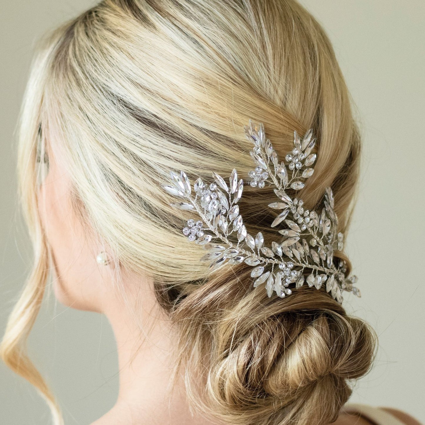 LUCKY STAR SILVER VINTAGE INSPIRED PROM CLIP