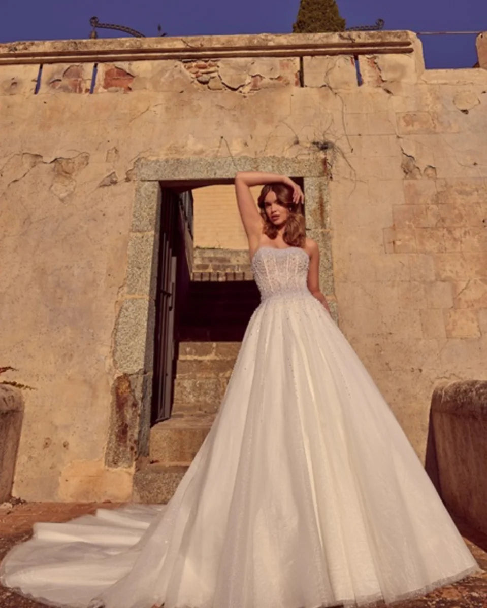 Ronald Joyce Zada Style 69955 Ballgown Wedding Dress Size 14 (Ex Bridal Shop Sample)